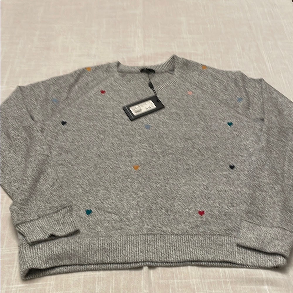 New Rails Mika Sweater in Melange Grey Size S